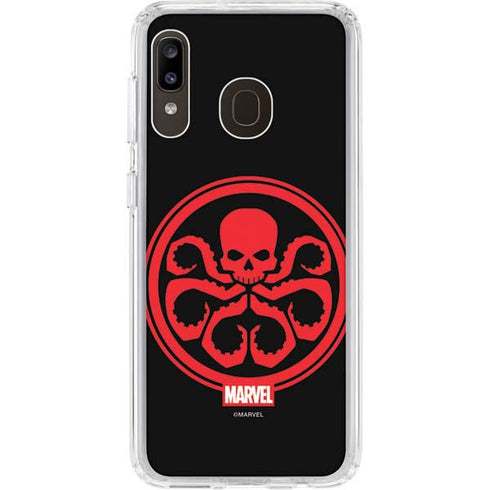 Marvel Captain America Hydra Symbol Galaxy A20 Clear Case